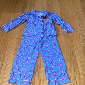 Disney Store Ariel pajamas, size kids 5/6